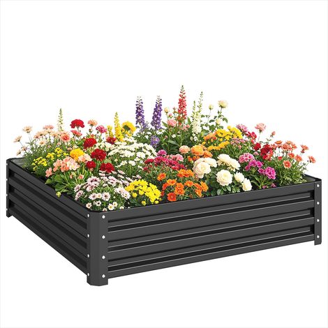 Porte-plantes Panneaux acier galvanisé carré potager 120 x 120 x (1/5)