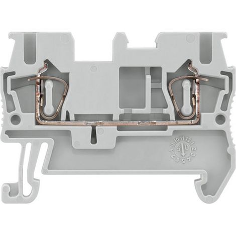 Siemens 8WH20000AF00 Durchgangsklemme Federzuganschluss Grau 50 St.