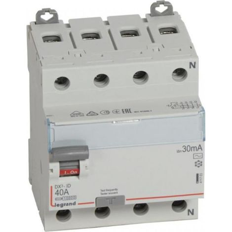 Interrupteur différentiel Legrand p304 dx3 40A 0.03A