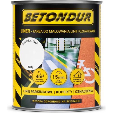 Betondur LINER Pittura acrilica ad alto contenuto di solidi 0,75L Bianco
