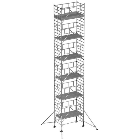 ZARGES Multitower S-PLUS 2T - Fahrgerüst Ausleger Arbeitshöhe 13.20 m 11.2 m + Plattform 1.20 m x 1.80 m (1/5)
