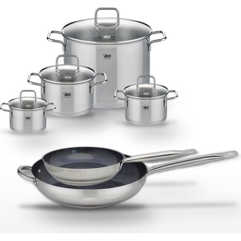 Lot Poêles céramiques 24/32 cm & Faitouts 14/16/20/26 cm Elo Profi Therm Platinum (1/5)