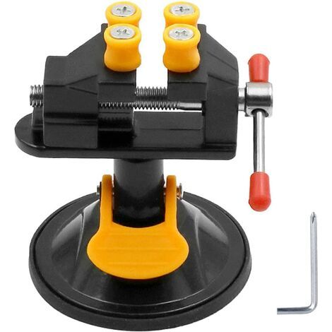 Mini Universal Table Vise 360° Suction Vise Clamp Drill Press Bench Vise Table (1/5)