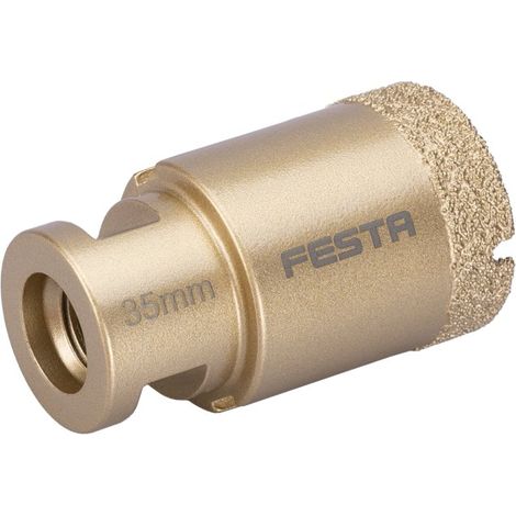 Trépan diamanté 35mm pour meuleuse avec filetage M14 - Usage professionnel