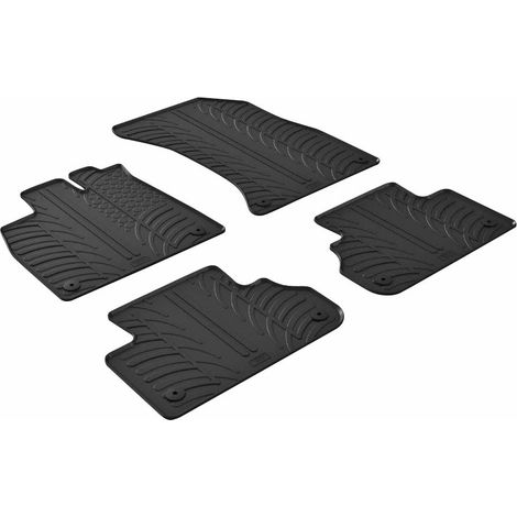 Set tappeti su misura in gomma - compatibile per  Audi Q5 5p (03/1712/24)