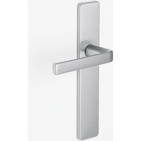 Set KAZA - Piastra 190 x 42 mm - Distanza di montaggio 165 mm - Argento - 1364/6329 BDC