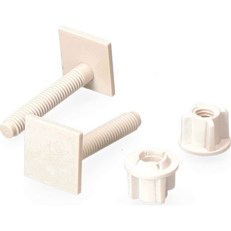 Juego de tornillos universales para tapa wc, 6 cm