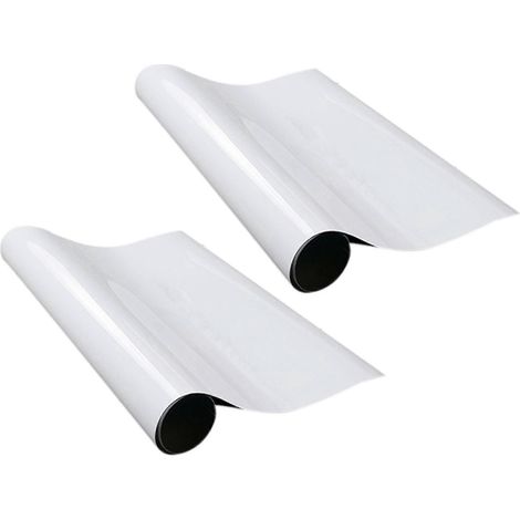 Lot de 2 autocollants muraux décoratifs magnétiques souples pour tableau blanc effaçable, aimants pour marqueur de bureau, autocollants pour tableau noir (1/5)