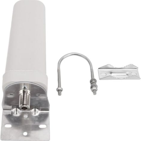 Jeffergarden Antenne baril extérieure 4G 12DBI à Gain élevé large couverture IP67 étanche antigel résistant au vent antenne haute étanchéité