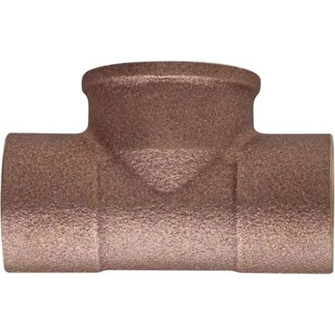 Raccordo a t femmina a saldare in bronzo serie rb1430 1/2 ø14 FRABO