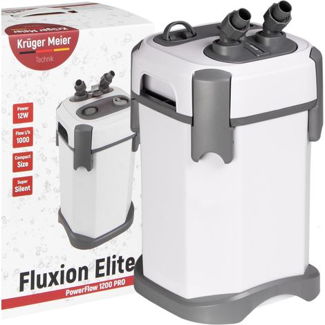 Kruger Meier Fluxion Elite 1200 PRO - filtre externe pour aquariums de 100 à 250 litres (1/5)