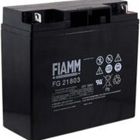 Batteria al piombo Fiamm, 12V, 18Ah, 181 x 76 x 167mm, -20  +50°C