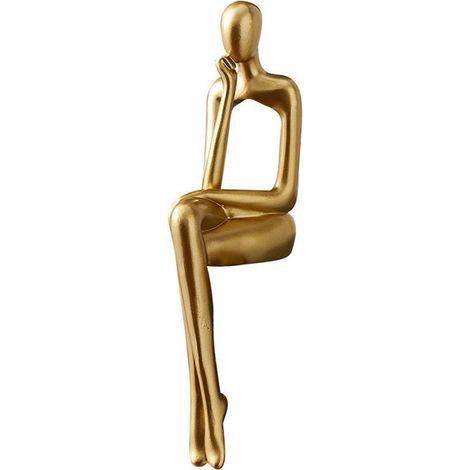 Statue abstraite, sculpture en résine, petite décoration de bureau C-- (1/5)