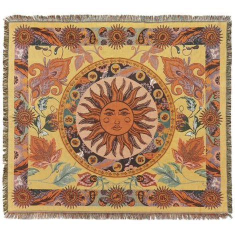 BUNTHAUS 1 Pièce 160x130cm Couverture Plaid soleil Tricotée Décorée avec des Franges Bohême Simple Doux Confortable Protéger Contre Le Froid pour Canapé Sofa Chaise à Repos et Sieste (1/5)