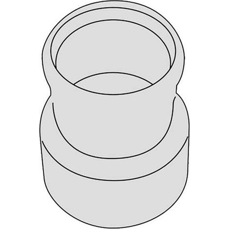 JUNKERS - BOSCH Fc-so60 riduzione d80mm/d60 mm pp rigido opaco codice prod: 7738112919