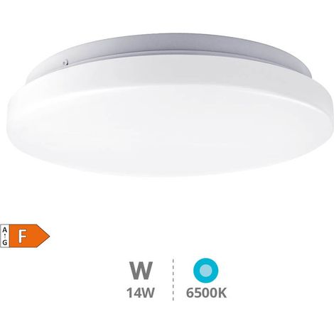 Plafon techo Mond 14W 6000K 1400lm blanco redondo (1/4)