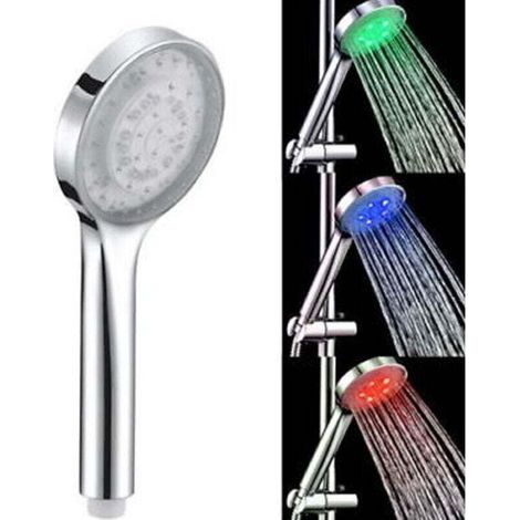 YMYNY Pommeau de douche avec lumières LED qui changent de couleur avec la température de l'eau -