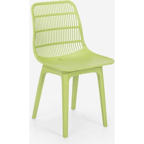 Sedia in polipropilene per cucina bar ristorante giardino moderno Bluetit - Verde 2