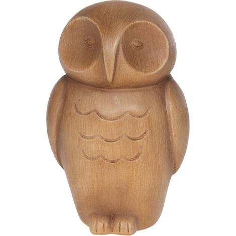Amadeus - Chouette à poser Woody effet bois H12,5 cm (1/4)