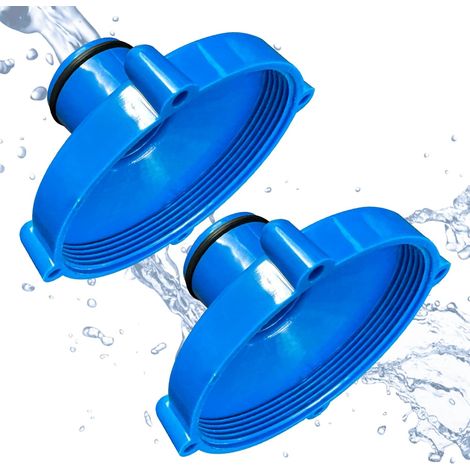 Set of 2 adapters for pool suction hose, Quick-up pool suction hose adapter (1/5)