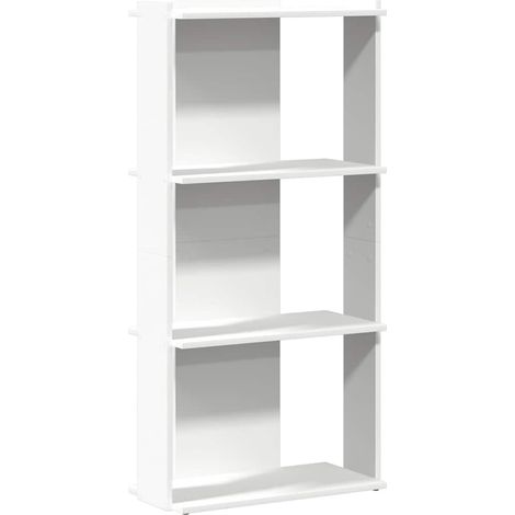 Maison Exclusive - Libreria a 3 Ripiani Bianca 60x30x120 cm in Legno Multistrato