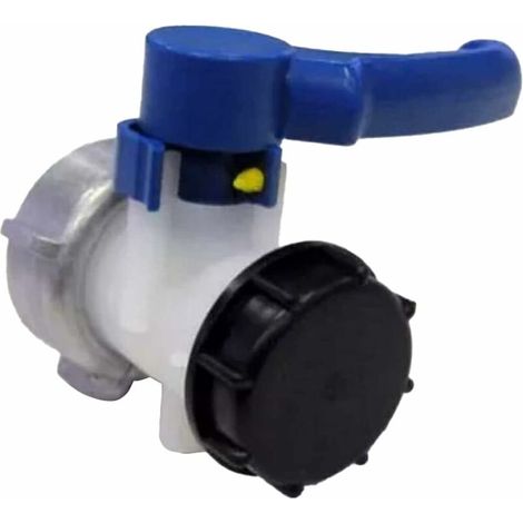 2 inch butterfly valve with 70mm nut for 1000 liter IBC tank - S60x6 (1/3)