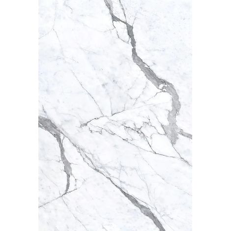 Set 6 Pannelli Decorativi Effetto Marmo Bianco PVC 120x60 Rivestimento