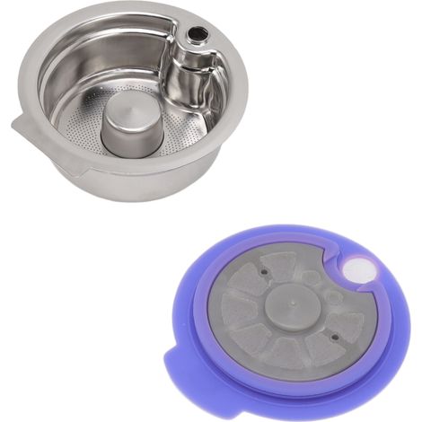Tasse à filtre à café réutilisable, filtration efficace, antirouille, 60 ml, pour la maison ou le bureau. Filtre à capsules de café. (1/5)