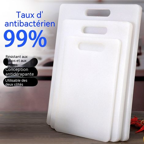Planche de cuisine polyvalente en plastique double face, anti-bactérienne et anti-moisissure, spéciale fruits pour la maison et le commerce