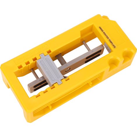 Gabarit de mortaiser charnière porte réglable 3-5 po carrée rayon 1/4 ou 5/8 po, kit pose avec foret auto-centrant (1/5)
