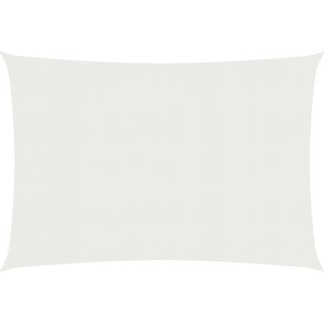 Vela in tessuto per ombrellone 160 g/m² bianco 2,5 x 3,5 m HDPE 020009000