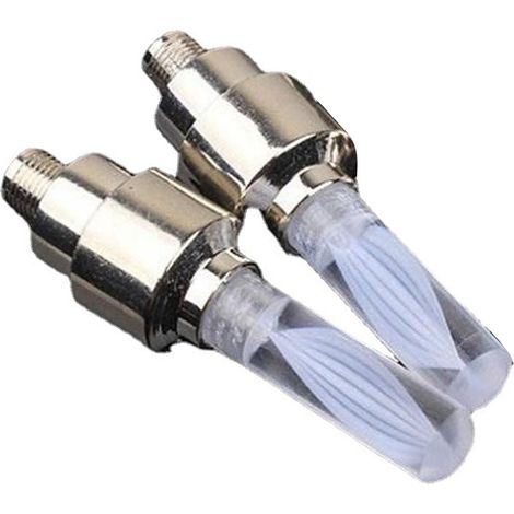 2 pièces LED Flash pneu lumière universelle colorée Cool roue Valve tige lampe pour voiture vélo moto. (1/5)