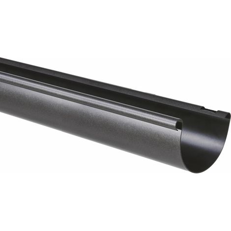 Dachrinne halbrund, anthrazit- metallic, RG 100, 3 m lang