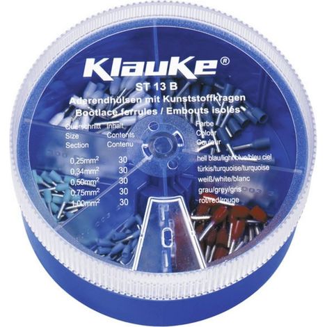 Klauke ST13B puntas eléctricas multicolores 150 piezas