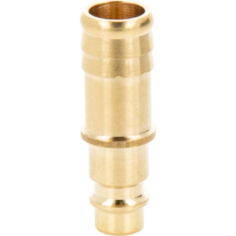 Druckluft Stecktülle NW 7,2 x Ø 13 mm Schlauchanschluss Tülle, Typ 26SF, Messing blank