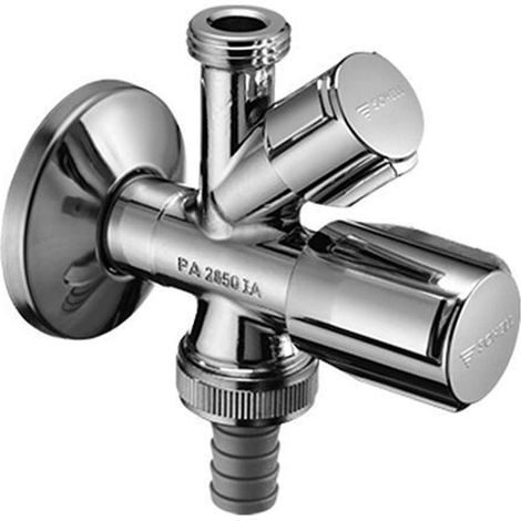 Schell Comfort robinet d'équerre chromé réglable 90-180° (1/2)