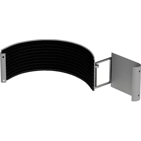 Manchon d’assemblage gouttière acier Ø127 mm – Gris RAL 7011