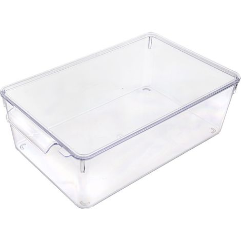 Organizador de nevera, contenedor de almacenamiento de alimentos para cocina, 32,5 x 20 x 10,5 (1/5)