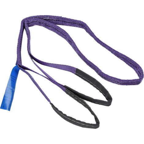 Lifting Slings Straps Heavy Duty 1T Load Capacity Polyester High Strength Colorful Flat Webbing(2meter（6.56ft） )