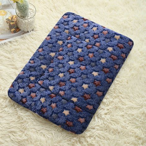Tapis Pour Chien - Lit Doux Anti-dérapant En Peluche - Pour Chiens Moyens Et Petits - Rembourrage Souple - Bord Relevé Pour Sécurité - 1 Pièce (1/5)