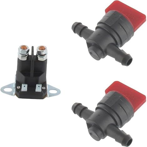 Relais De Démarreur - Pièce De Remplacement Adaptable Pour Modèles Tondeuse Castelgarden & 6033 Robinet à essence adaptable pour Briggs & Stratton (1/3)