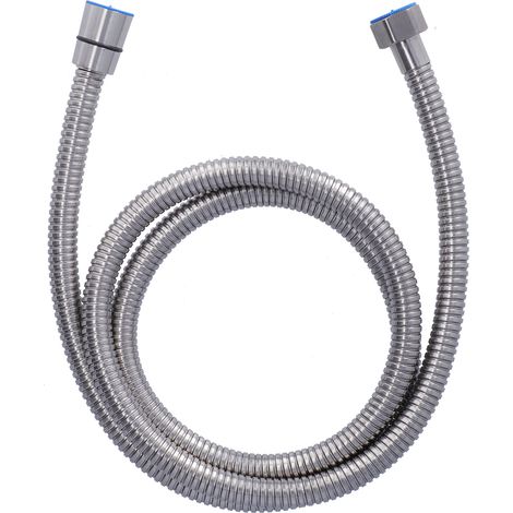 Flexible de Douche en Acier Inoxydable 148cm, Tube de Raccordement pour Tête de Douche, Salle de Bain