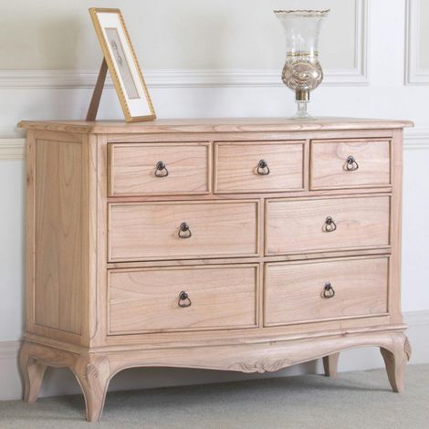 Commode en bois 7 tiroirs BLOIS (1/3)
