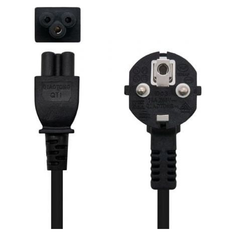 Nanocable Cable Alim. trébol, CEE7 -M-C5-H, 2 m