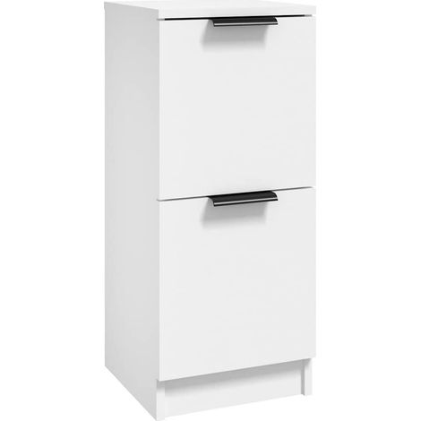 Sideboard White 30x30x70 cm Engineered Wood vidaXL