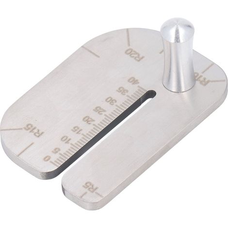 Plaque en acier inoxydable pour couture et perçage du cuir outil d'aide aux travaux manuels DIY (1/5)