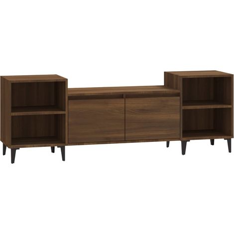 Maison Exclusive - TV-Schrank Braun Eichen-Optik 160x35x55 cm Hol