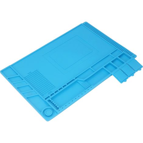 Tapis de réparation en silicone, support de soudure résistant à la chaleur, antistatique et magnétique pour la maintenance (1/5)