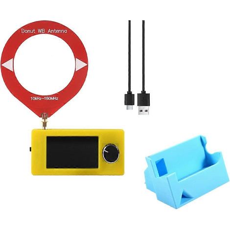 SI4732 10–180 MHz Funkempfänger-Set, 1,9-Zoll-Bildschirm, FM/AM/LSB/USB, SI4732 Mini-Radio + 3D-Ständer (1/5)