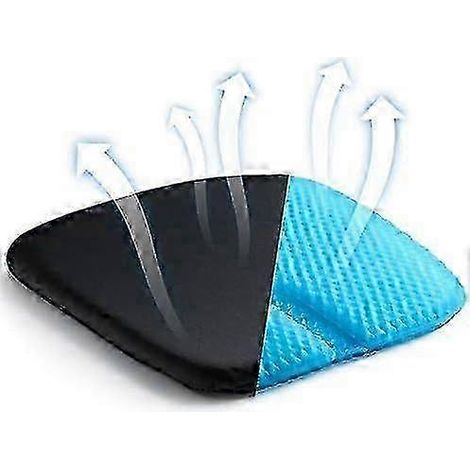 Coussin en gel extra large, ultra-respirant, frais et décompressant, multifonctionnel et pratique, idéal pour le travail et la maison.